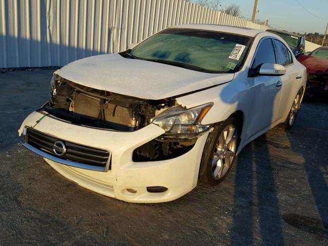 1N4AA5APXCC855114 - 2012 NISSAN MAXIMA S WHITE photo 2