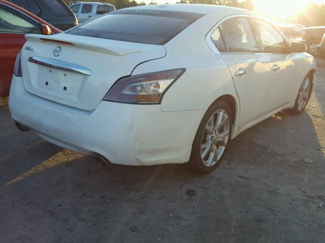 1N4AA5APXCC855114 - 2012 NISSAN MAXIMA S WHITE photo 4