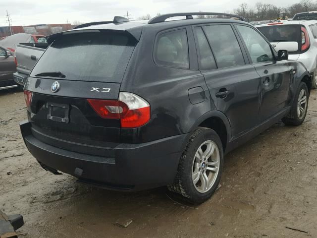 WBXPA93435WD12290 - 2005 BMW X3 3.0I BLACK photo 4