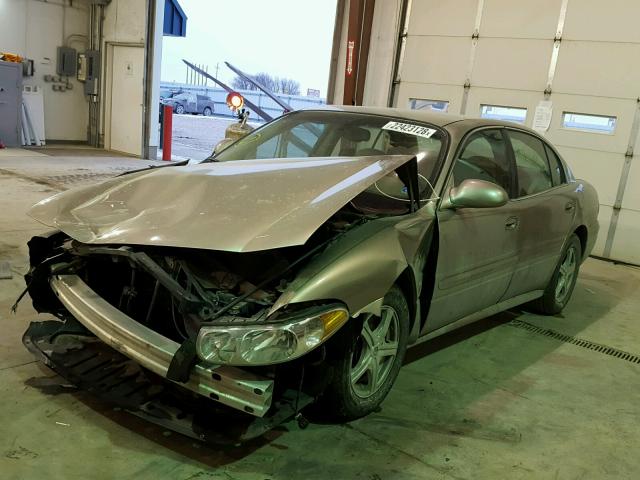 1G4HR54K344166122 - 2004 BUICK LESABRE LI GRAY photo 2