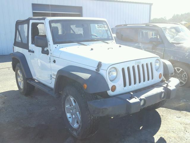 1J4AA2D12BL602166 - 2011 JEEP WRANGLER S WHITE photo 1