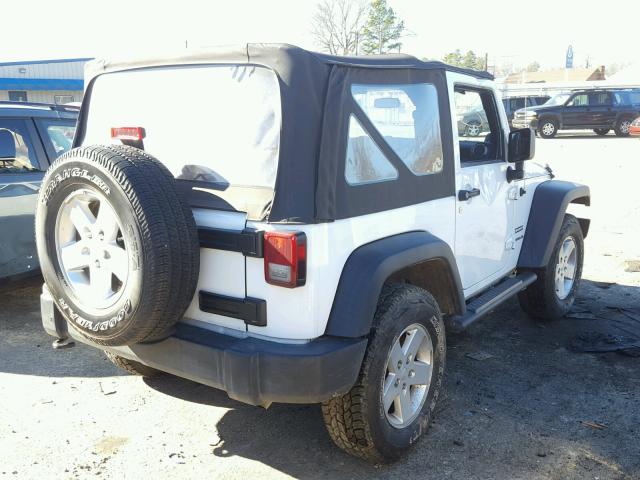 1J4AA2D12BL602166 - 2011 JEEP WRANGLER S WHITE photo 4