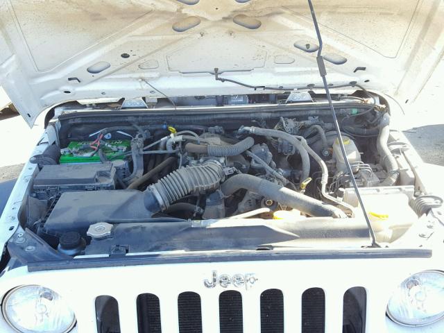 1J4AA2D12BL602166 - 2011 JEEP WRANGLER S WHITE photo 7