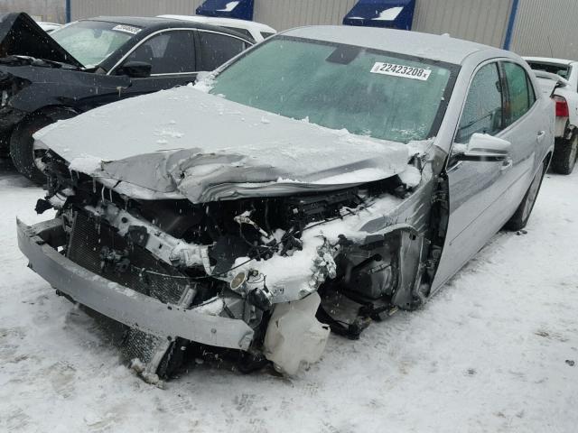 1G11D5SL1FF249144 - 2015 CHEVROLET MALIBU 2LT SILVER photo 2