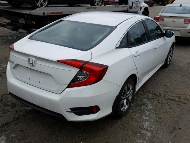 2HGFC2F55GH503904 - 2016 HONDA CIVIC LX WHITE photo 4