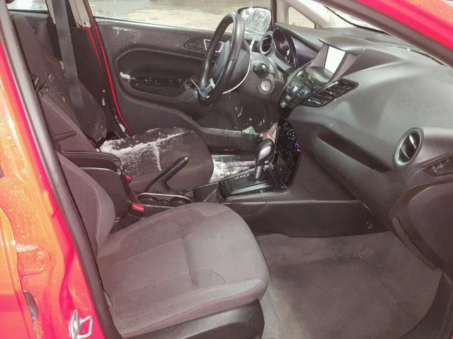 3FADP4BJ3EM204232 - 2014 FORD FIESTA SE RED photo 5