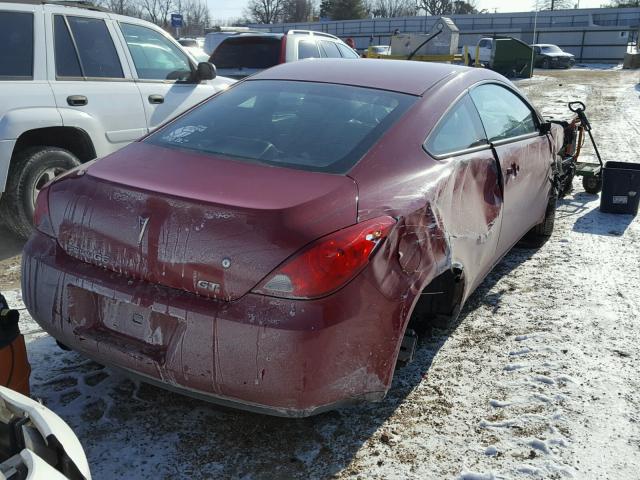 1G2ZH18N474208573 - 2007 PONTIAC G6 GT RED photo 4