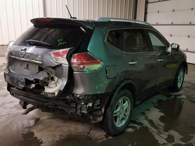 5N1AT2MV4GC843619 - 2016 NISSAN ROGUE S CHARCOAL photo 4