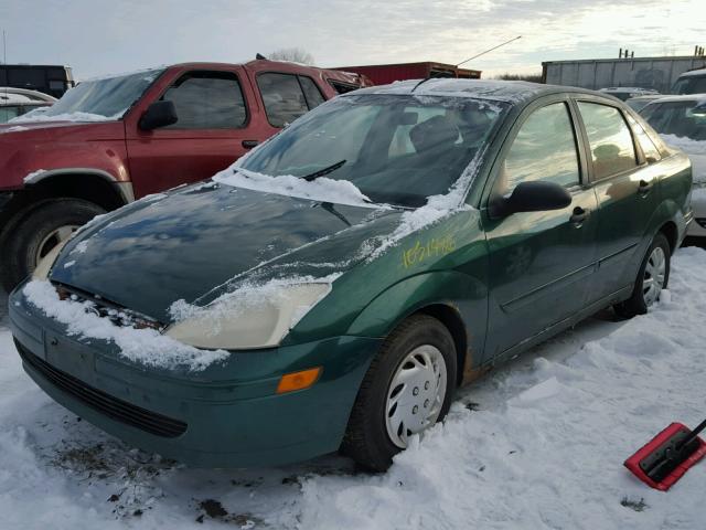 1FAFP34P91W127865 - 2001 FORD FOCUS SE GREEN photo 2