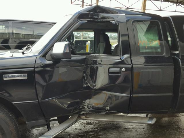 1FTZR15E67PA39295 - 2007 FORD RANGER SUP BLACK photo 9