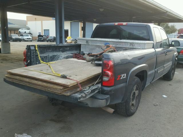 1GCEK19B05E223014 - 2005 CHEVROLET SILVERADO GRAY photo 4