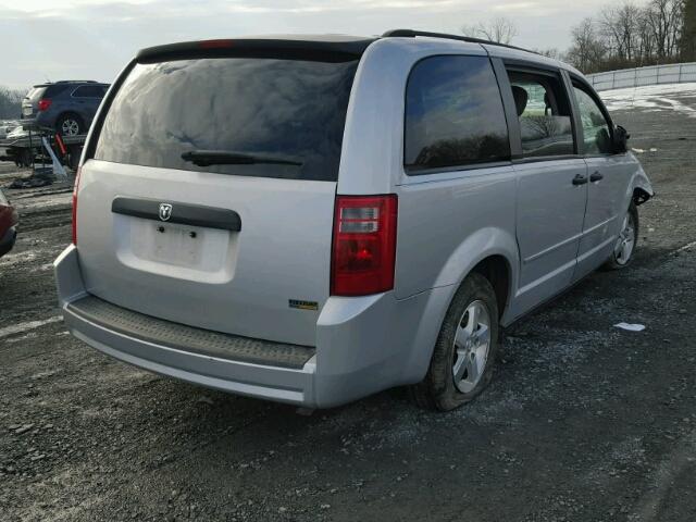 1D8HN44H38B156045 - 2008 DODGE GRAND CARA SILVER photo 4