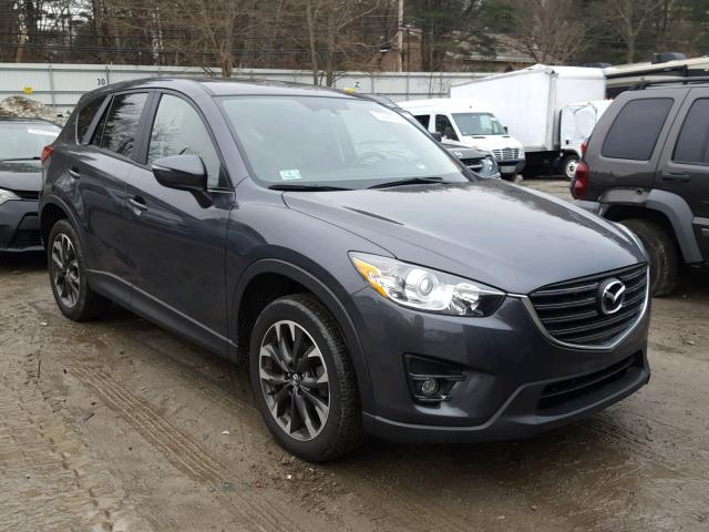 JM3KE4DY5G0779527 - 2016 MAZDA CX-5 GT GRAY photo 1