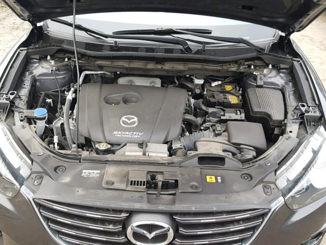 JM3KE4DY5G0779527 - 2016 MAZDA CX-5 GT GRAY photo 7