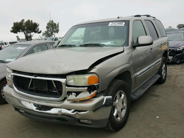 1GKEC13T82R256253 - 2002 GMC YUKON BEIGE photo 2