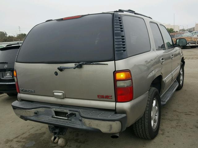 1GKEC13T82R256253 - 2002 GMC YUKON BEIGE photo 4