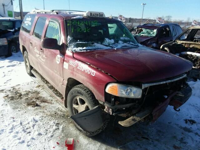 1GKFK66U66J169786 - 2006 GMC YUKON XL D RED photo 1