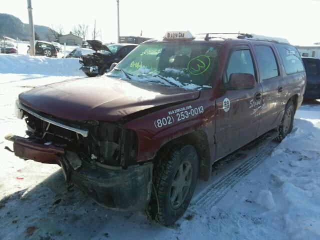 1GKFK66U66J169786 - 2006 GMC YUKON XL D RED photo 2