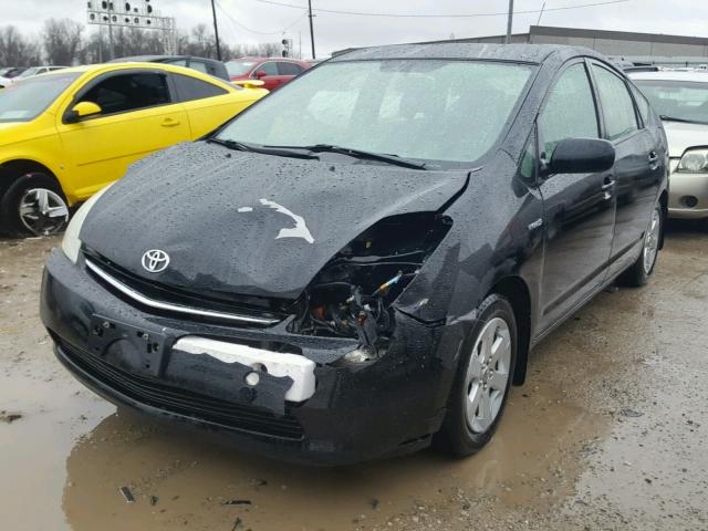 JTDKB20U183410785 - 2008 TOYOTA PRIUS BLACK photo 2