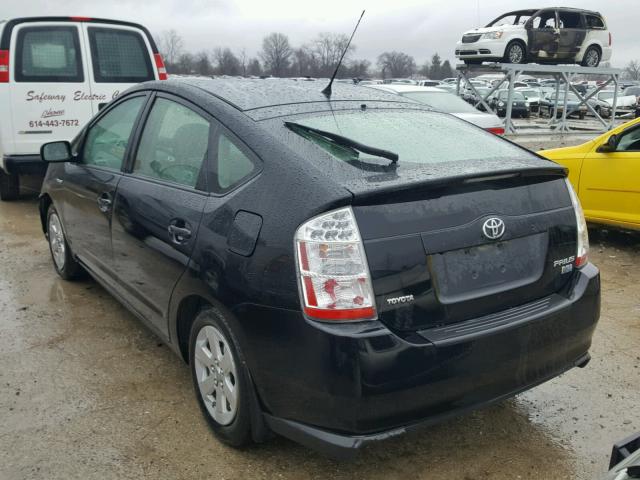 JTDKB20U183410785 - 2008 TOYOTA PRIUS BLACK photo 3