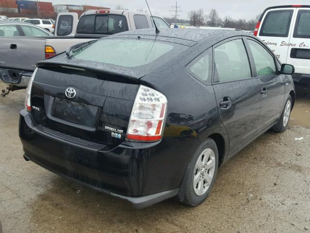 JTDKB20U183410785 - 2008 TOYOTA PRIUS BLACK photo 4