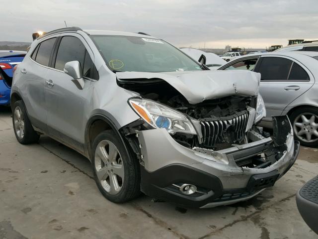 KL4CJGSB4FB265545 - 2015 BUICK ENCORE SILVER photo 1