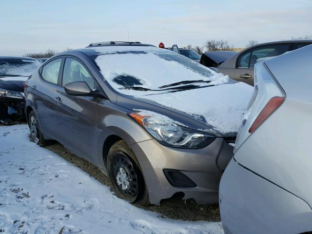 5NPDH4AE4BH031897 - 2011 HYUNDAI ELANTRA GL GOLD photo 1