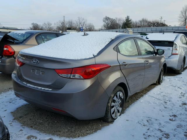 5NPDH4AE4BH031897 - 2011 HYUNDAI ELANTRA GL GOLD photo 4