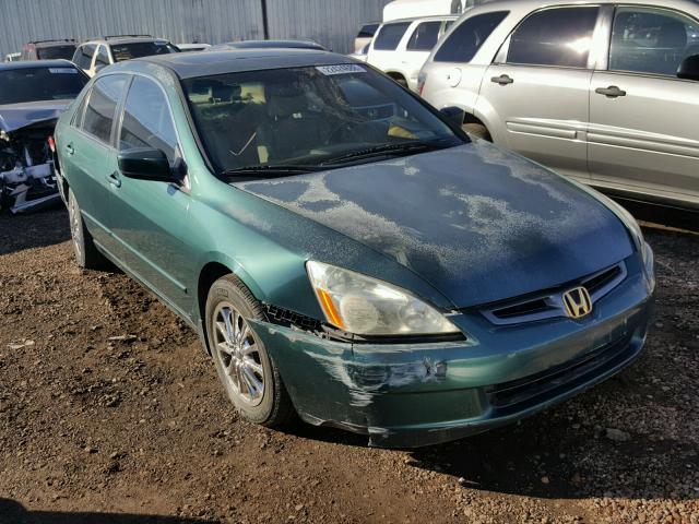 1HGCM66503A005027 - 2003 HONDA ACCORD EX GREEN photo 1