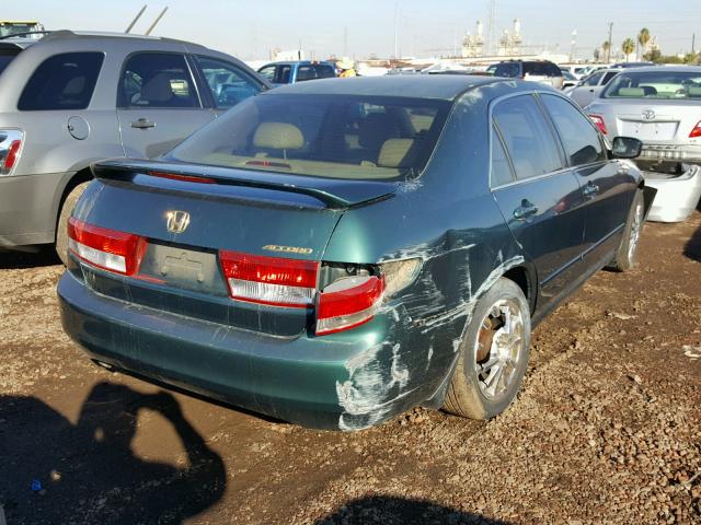 1HGCM66503A005027 - 2003 HONDA ACCORD EX GREEN photo 4