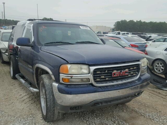 1GKEC13VX2R125052 - 2002 GMC YUKON BLUE photo 1