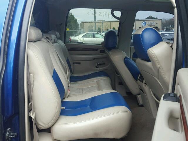 3GYEK62N54G132341 - 2004 CADILLAC ESCALADE E BLUE photo 6