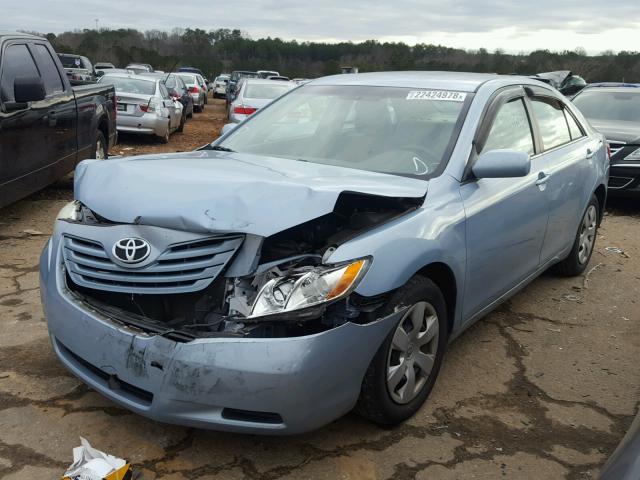 4T1BE46K69U894694 - 2009 TOYOTA CAMRY BASE BLUE photo 2