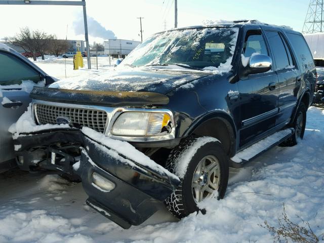 1FMPU16L71LA96439 - 2001 FORD EXPEDITION BLACK photo 2