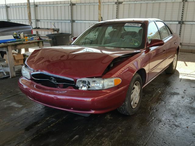 2G4WS52J631248278 - 2003 BUICK CENTURY CU RED photo 2