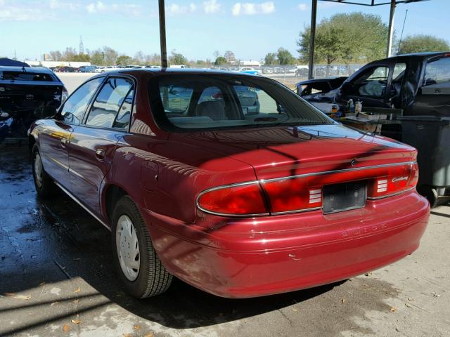 2G4WS52J631248278 - 2003 BUICK CENTURY CU RED photo 3