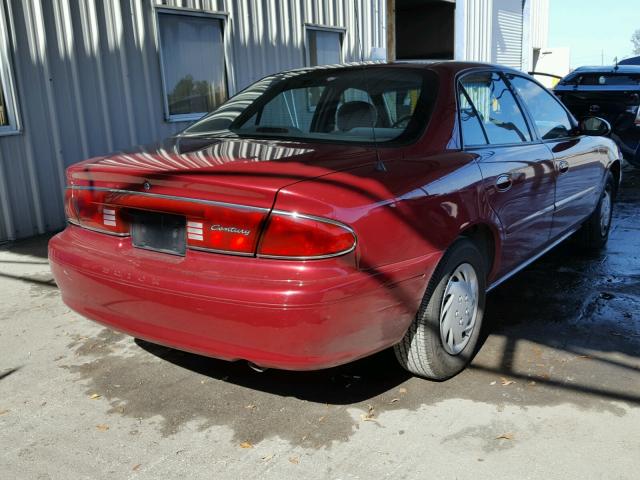 2G4WS52J631248278 - 2003 BUICK CENTURY CU RED photo 4