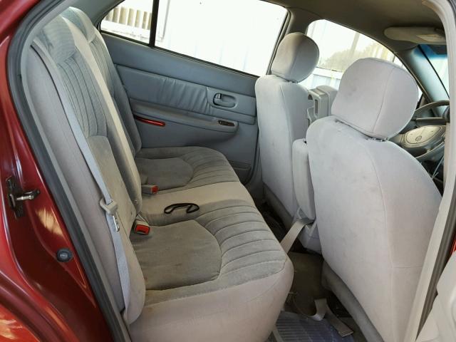 2G4WS52J631248278 - 2003 BUICK CENTURY CU RED photo 6