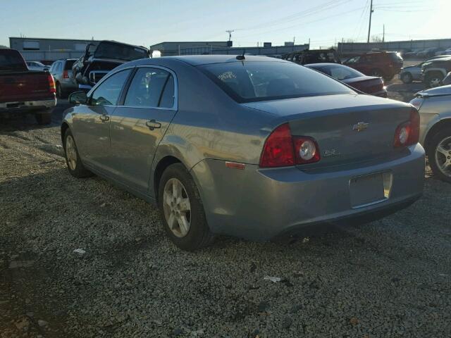 1G1ZG57B584255327 - 2008 CHEVROLET MALIBU LS TEAL photo 3