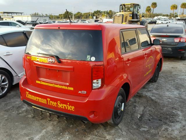 JTLZE4FE3FJ081795 - 2015 TOYOTA SCION XB RED photo 4