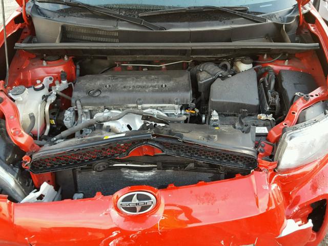 JTLZE4FE3FJ081795 - 2015 TOYOTA SCION XB RED photo 7