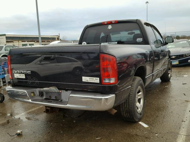 3D7HA18N52G157503 - 2002 DODGE RAM 1500 BLACK photo 4