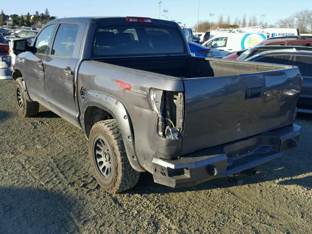 5TFDY5F18CX250248 - 2012 TOYOTA TUNDRA CRE GRAY photo 3