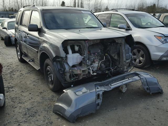 5FNYF48599B048653 - 2009 HONDA PILOT EXL GRAY photo 1