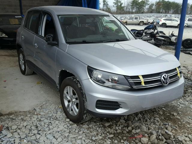 WVGAV3AX8EW516495 - 2014 VOLKSWAGEN TIGUAN S SILVER photo 1