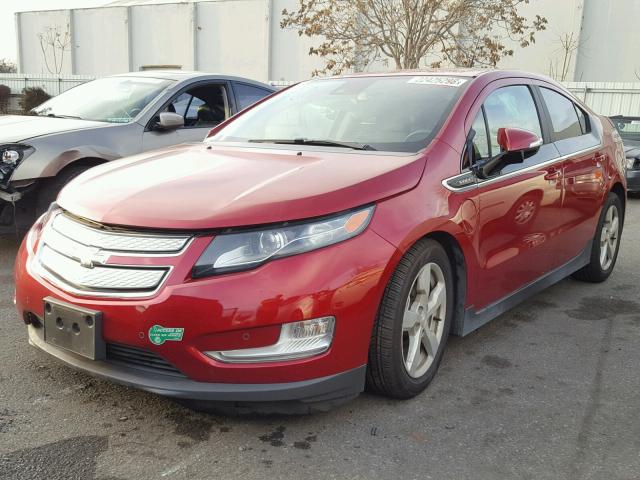 1G1RH6E47EU117128 - 2014 CHEVROLET VOLT RED photo 2