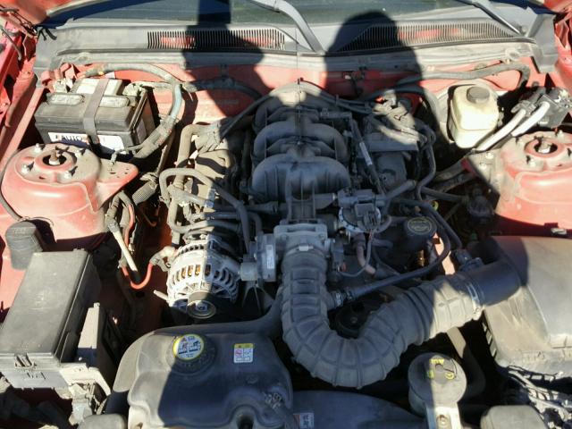 1ZVFT80N855246944 - 2005 FORD MUSTANG RED photo 7