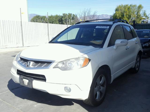 5J8TB18238A020320 - 2008 ACURA RDX WHITE photo 2