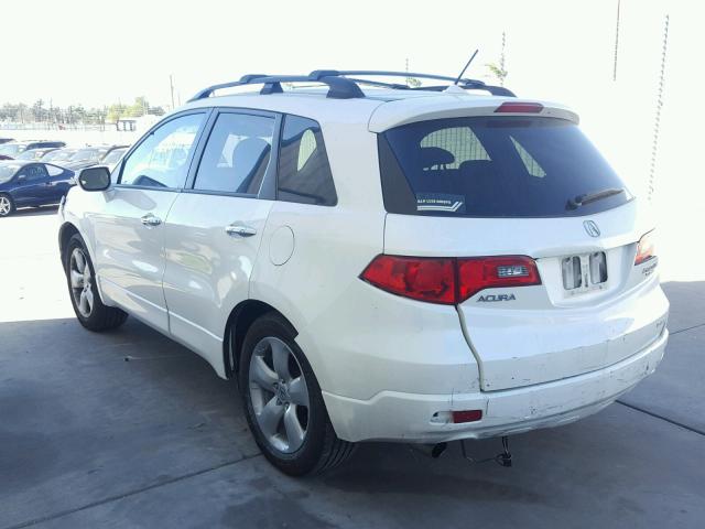 5J8TB18238A020320 - 2008 ACURA RDX WHITE photo 3