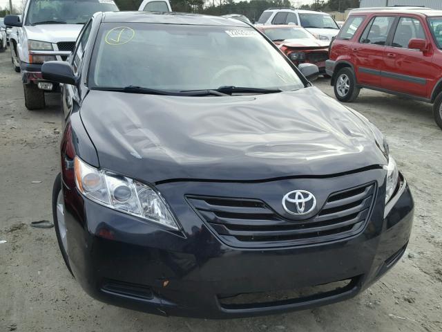 4T1BE46K27U547277 - 2007 TOYOTA CAMRY CE/L BLACK photo 1